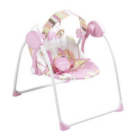 Silla Nido Bebe Mecedora Mimo con Musica Rosada Bebesit
