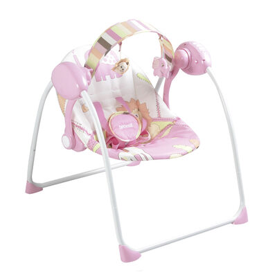 Silla Nido Bebe Mecedora Mimo con Musica Rosada Bebesit