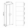 Despensa Home Mobili Takeo 2 Puertas Blanco