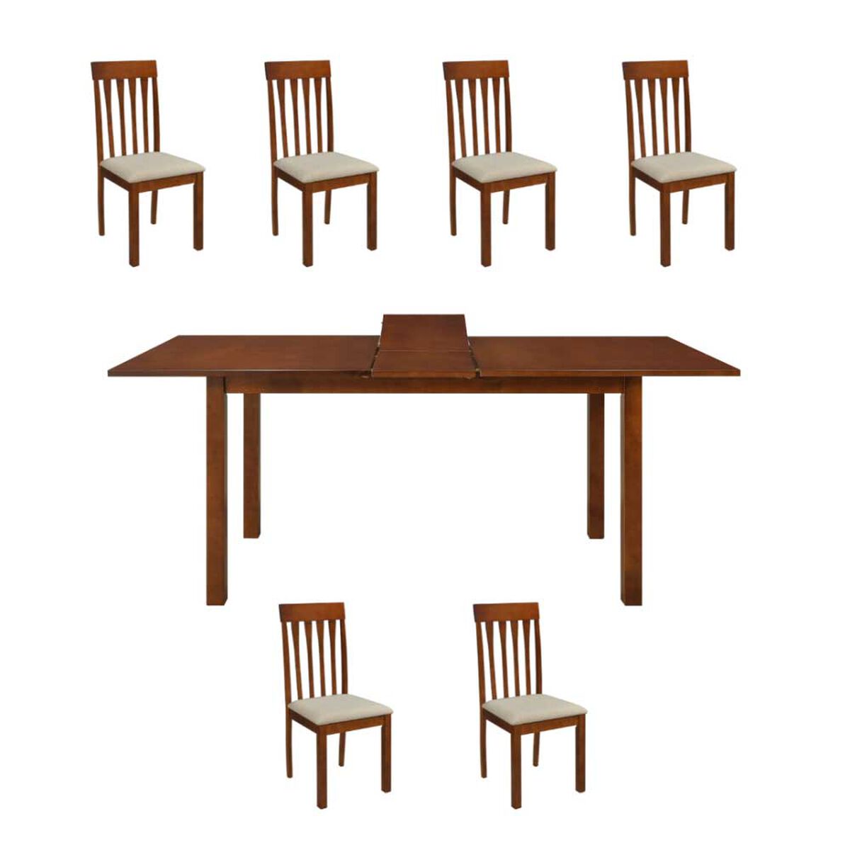 Juego de Comedor Fm Furniture Qatar M1800 6 Sillas
