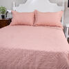 Quilt Doral 2 Plazas Rosa Pastel Bubbly