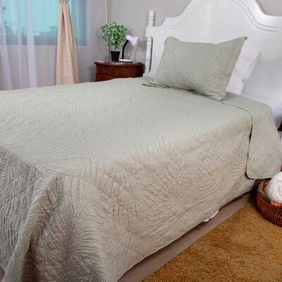 Quilt Doral 1,5 Plazas Gris Bubbly