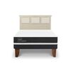 Cama Europea CIC 2 Plazas Ortopedic + Respaldo Torino Alpino