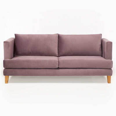 Imagen 2 del producto Juego de Living Barra Design Larisa Sofá 3 Cuerpos + Dos Sillones 1 Cuerpo Violeta