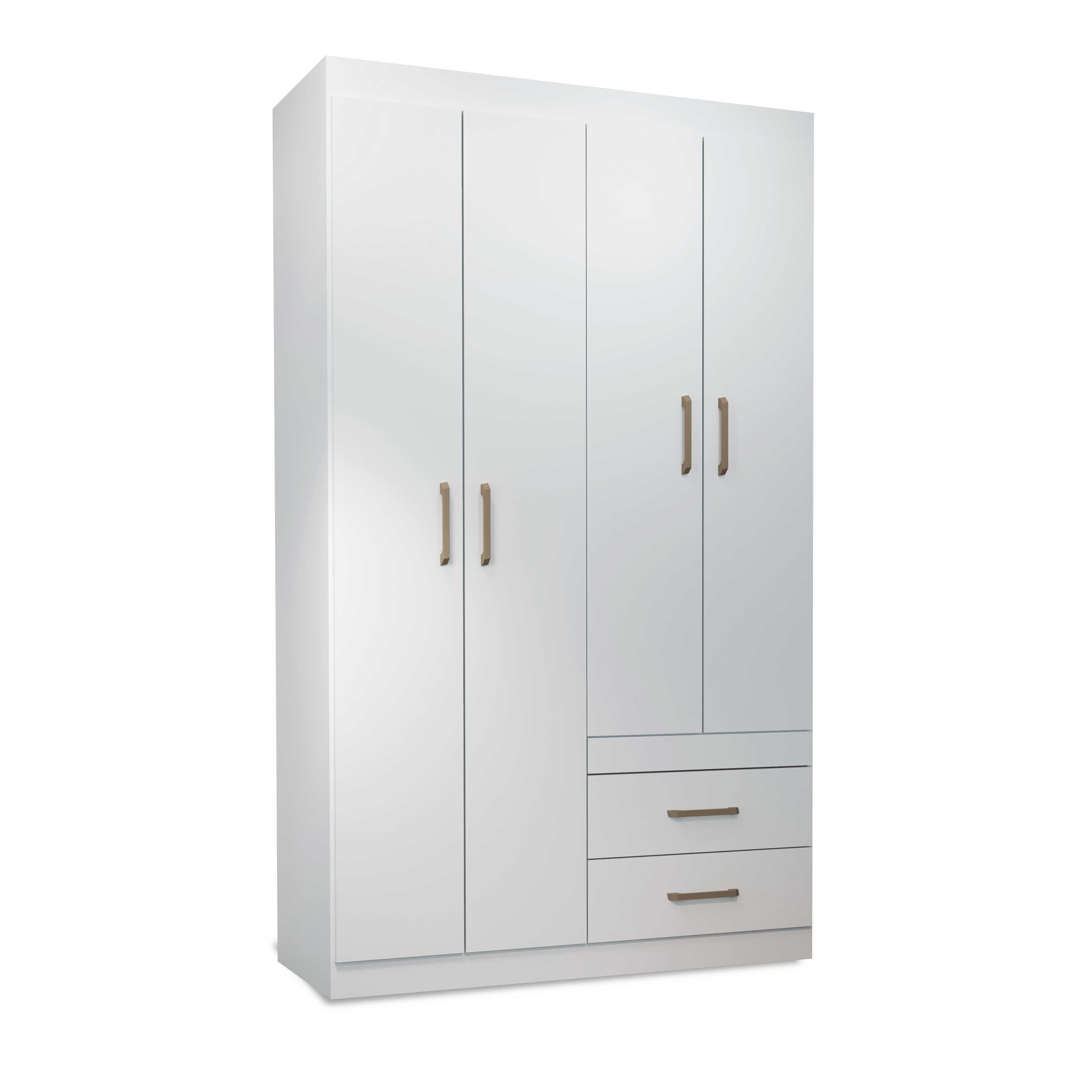 Clóset Onessta Start Blanco 4 Puertas 2 Cajones | Abc