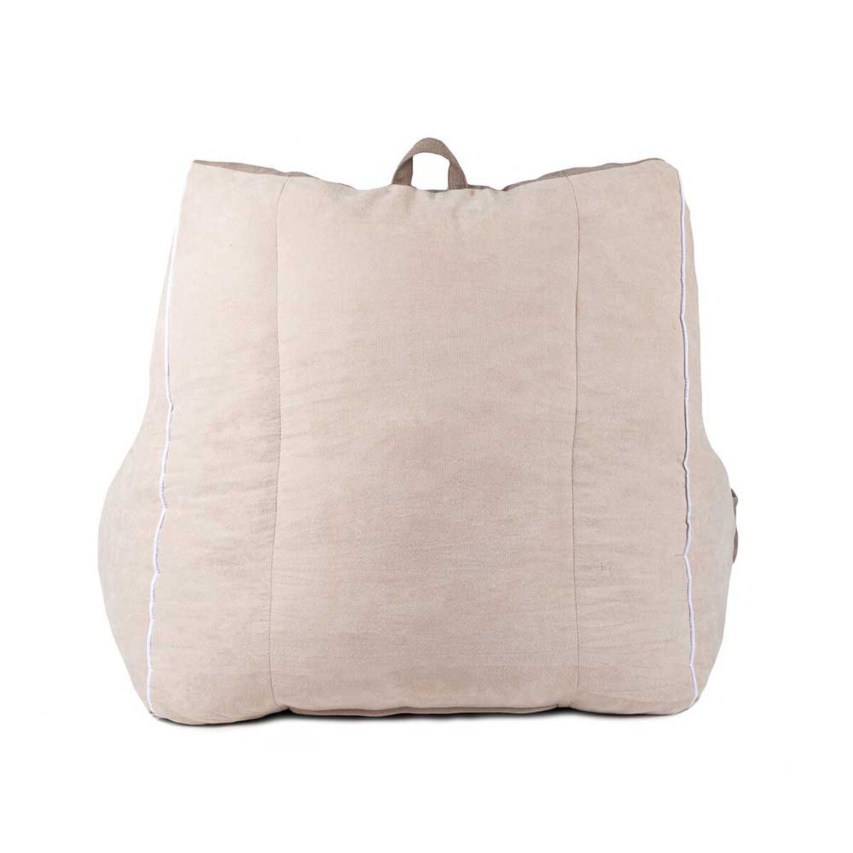 Sillon Pouf  Relan 1 Cuerpo Velvet R1 Beige