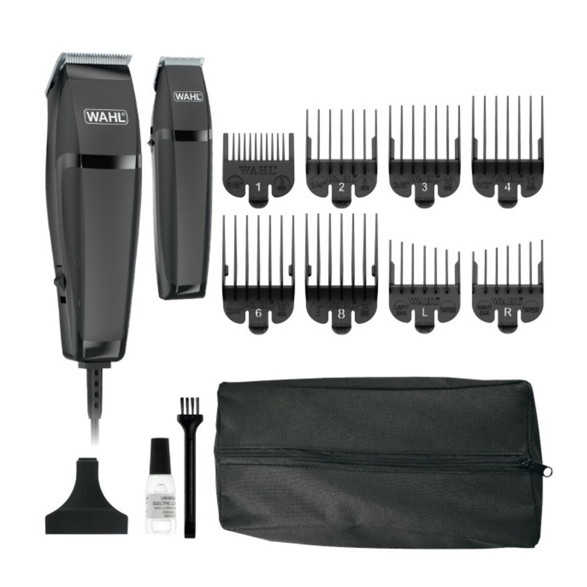 Pack Cortapelos Wahl 79450-358 + Recortadora Nasal 05642-108 + Mascarilla KN95