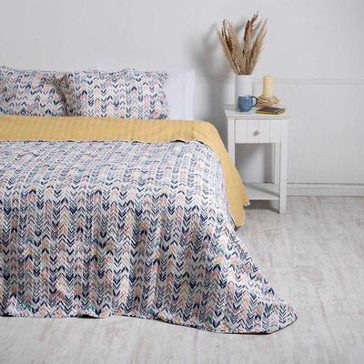 Quilt Mashini 1,5 Plazas Estampado Guayama