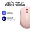 Mouse inal&aacute;mbrico &oacute;ptico Logitech M170 Rosado