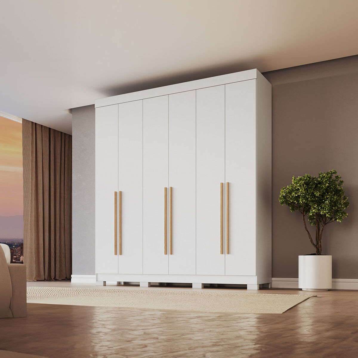 Closet Vekkahome Opus 6 Puertas 2 Cajones