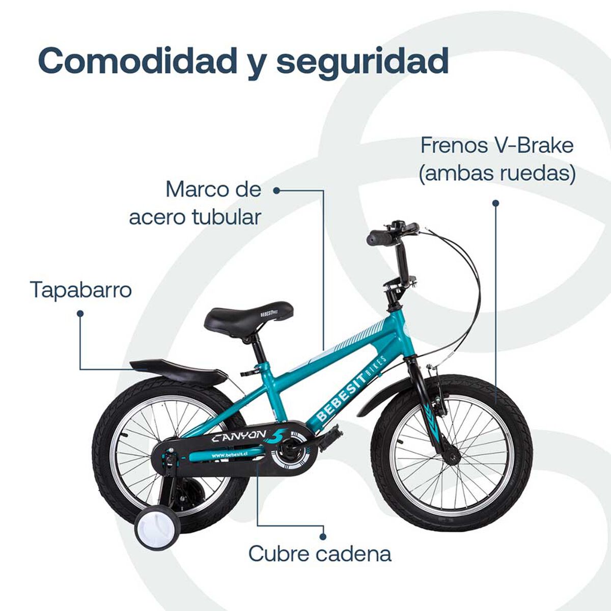 Bicicleta Canyon 16Verde Bebesit