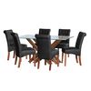 Juego de Comedor Latam Home Merida 6 Sillas Negro