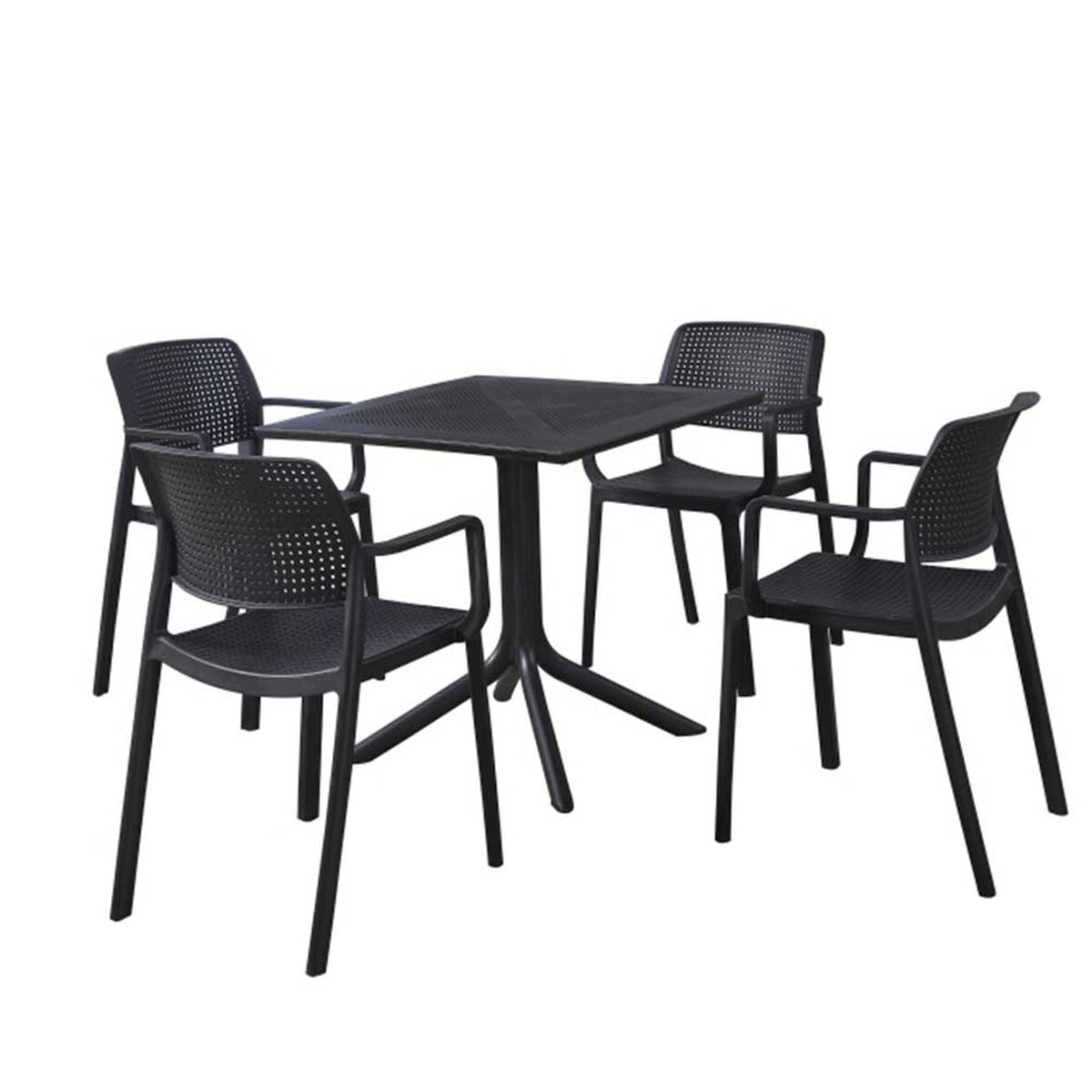 Juego de terraza Fm Furniture Línea E 4 Sillas