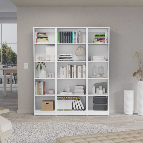 2 Estantes 45 cm + Estante 62 cm TuHome Home Blanco