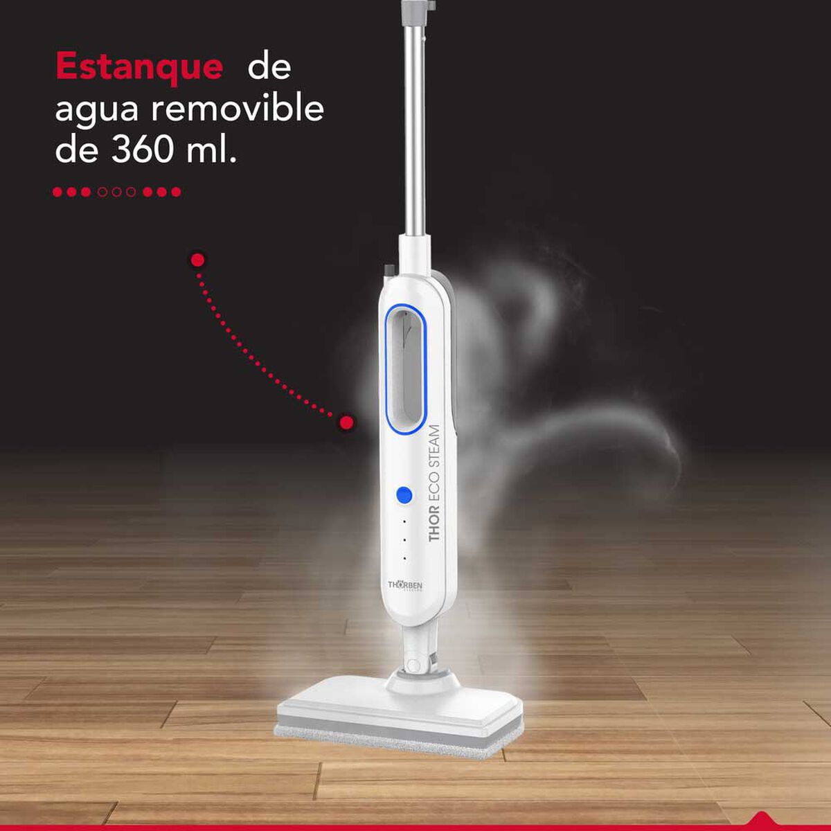 Limpiadora a vapor Thörben Thor Eco Steam 0.36 lts.