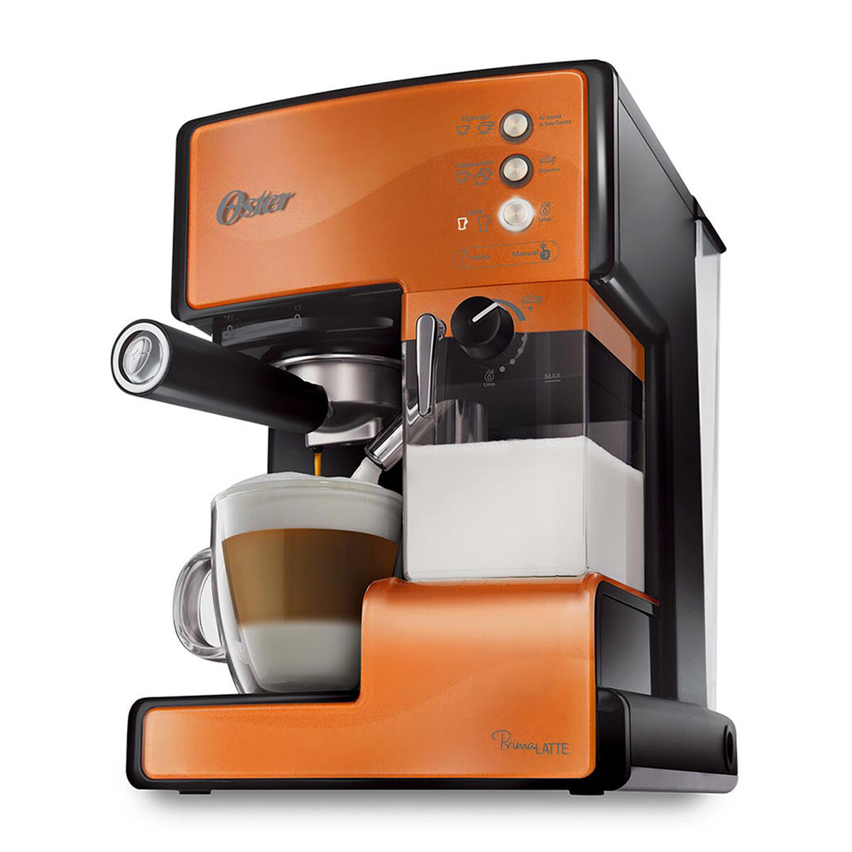 Cafetera Espresso Oster PrimaLatte Cobre 1,2 lts.