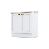 Mueble de Cocina Base Home Mobili Tulum 2 Puertas Blanco