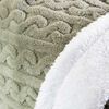 Manta Embossed Sherpa Zibel Verde