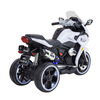 Moto de Carrera a Batería Musical Baby Way Blanco