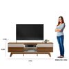Rack TV Jdo & Design San Juan Hasta 65" Café Beige