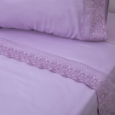 Imagen 1 del producto Juego de Sábanas Doral 2 Plazas Santorini Lila