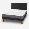 Cama Europea CIC FULL Anatomic + Respaldo Black