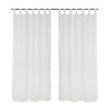 Set Cortinas Velo Lino-Presilla Beige 140X220 Cm