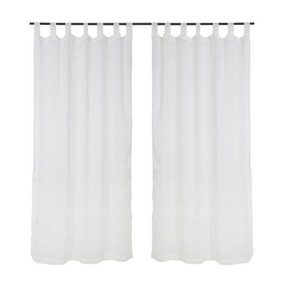 Imagen 2 del producto Set Cortinas Velo Lino-Presilla Beige 140X220 Cm