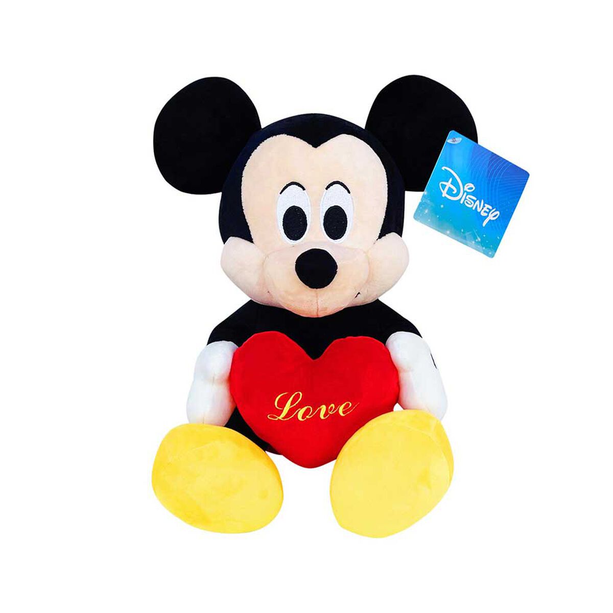 Peluche Mickey con Corazón 25 Cm