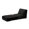 Sof&aacute; Cama Latam Home Velvet Bari 1 Cuerpo Negro