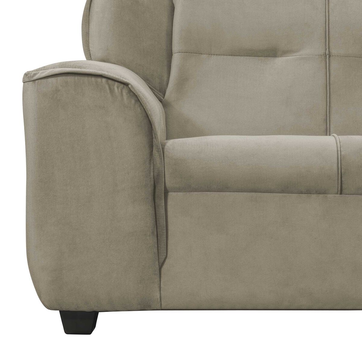 Juego de Living Innovamuebles Francia Sofá 3 Cuerpos + Sofá 2 Cuerpos Beige