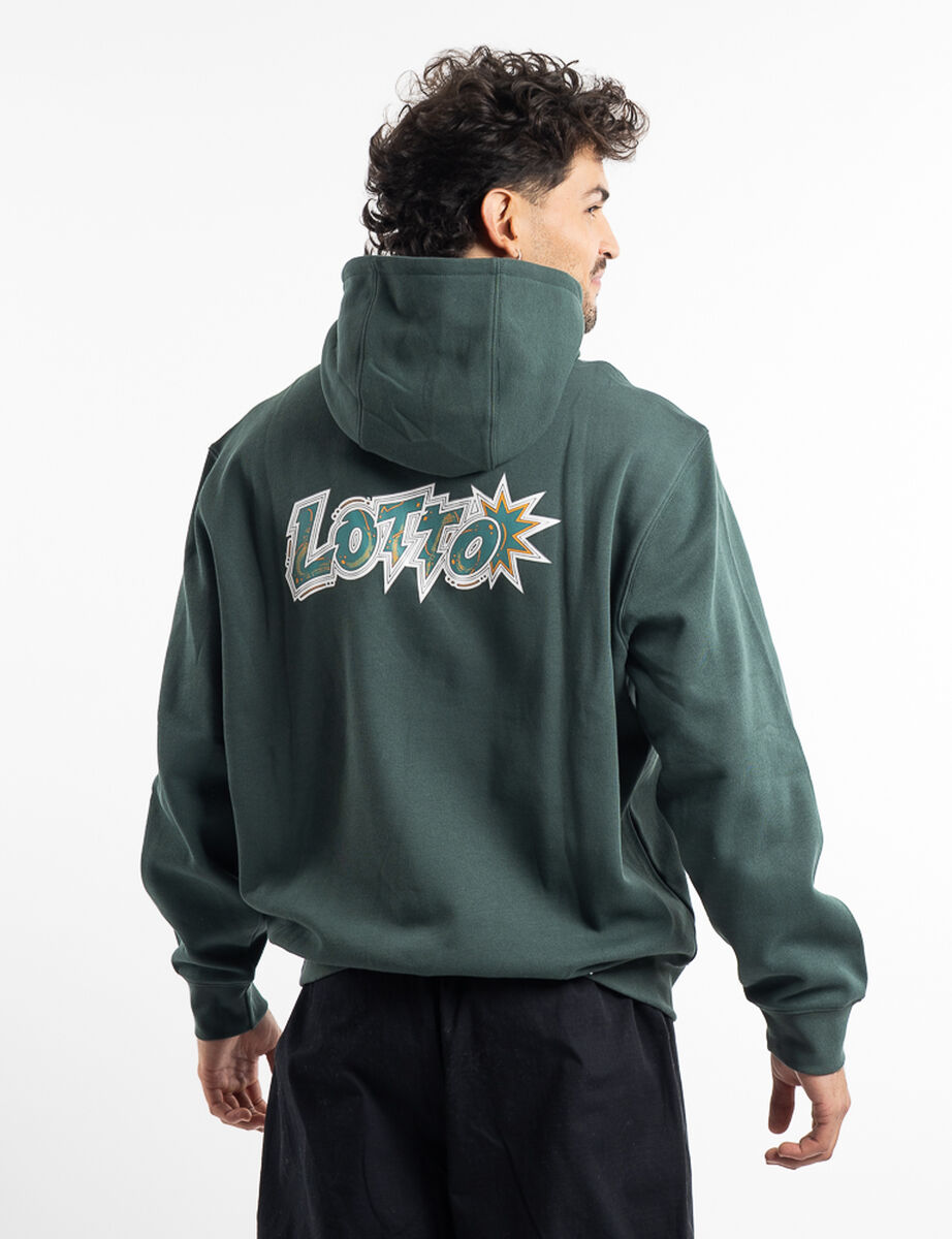 Poler&oacute;n Canguro Print Hombre Lotto Strada