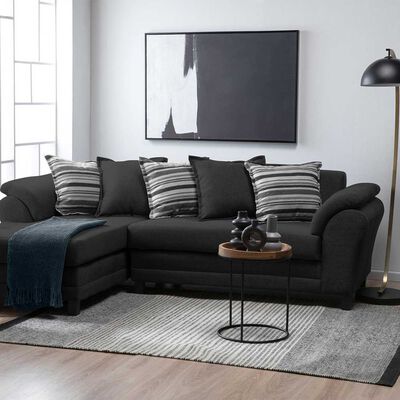 Sof&aacute; Seccional Izquierdo Living Factory Mustang 4 Cuerpos Marengo