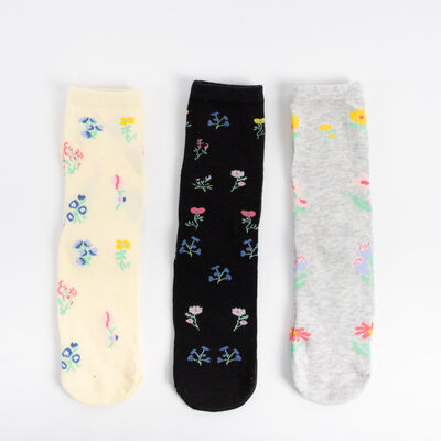 Imagen 2 del producto Pack 3 Calcetines Largo Mujer Icono Surtido