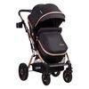 Coche Cuna Paseo Bebe Vox Gold Negro Bebesit
