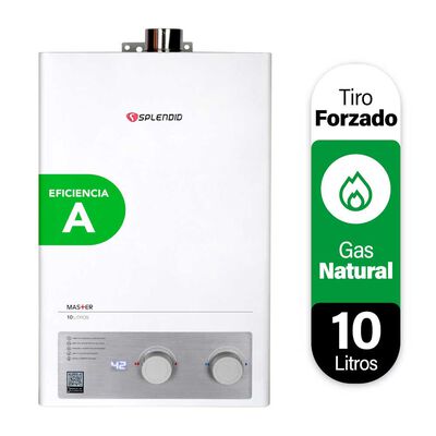 Imagen 1 del producto Calefont 10 litros Gas natural Tiro forzado Splendid