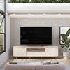 Rack TV Vekkahome Areta Hasta 75" Beige