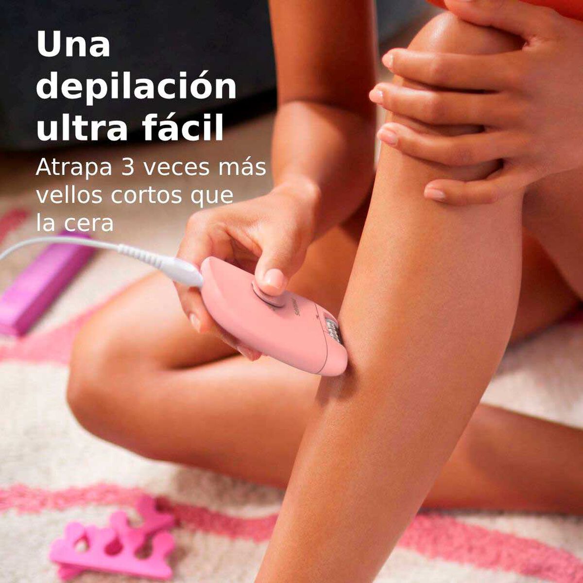 Depiladora Philips BRE227/00 Rosado