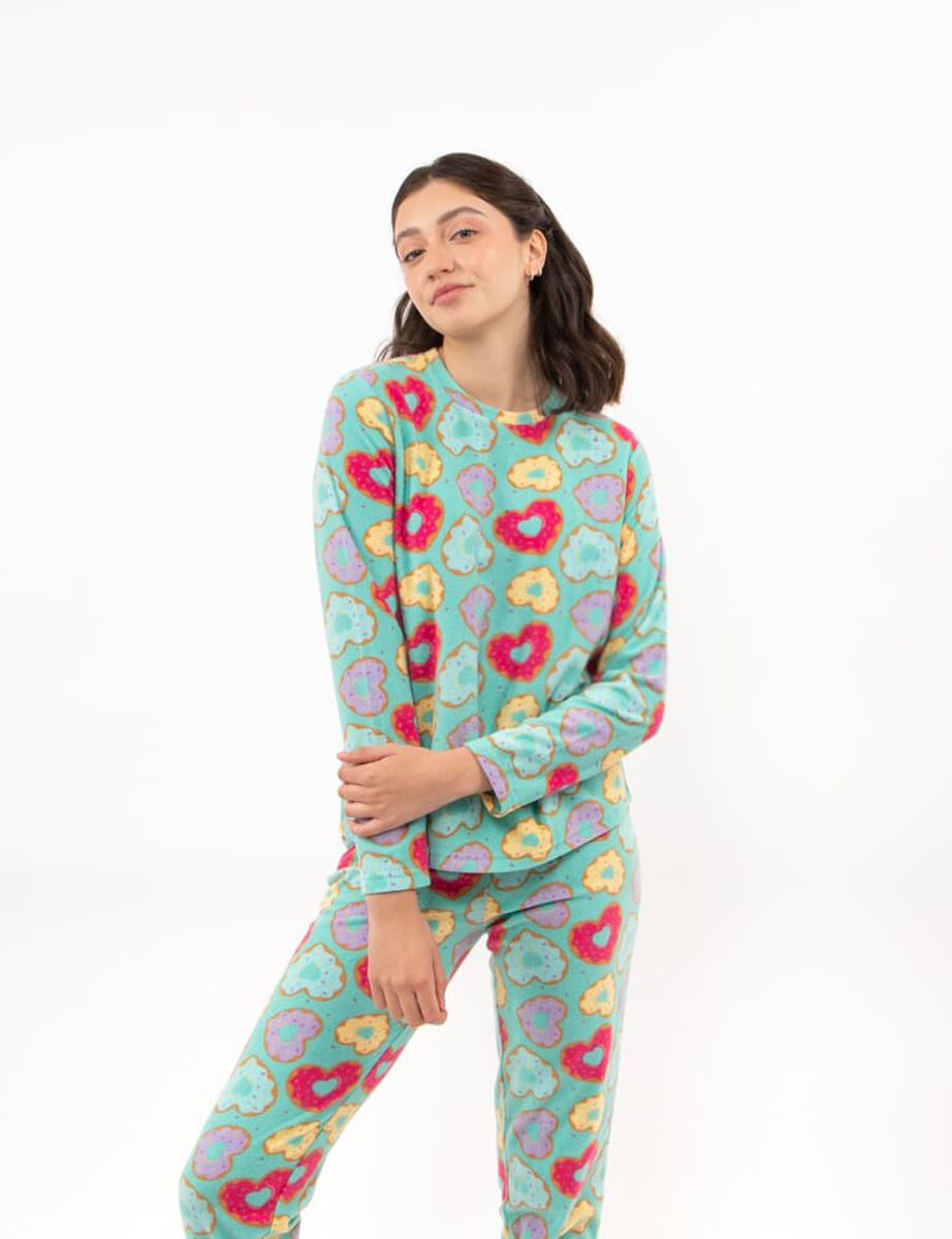 Pijama Manga Larga Mujer Icono