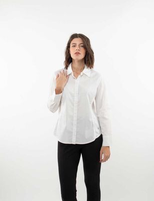 Imagen 1 del producto Blusa Manga Larga Mujer Zibel Blanco, Celeste, Rosado