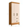 Combo 2 Clóset Vekkahome Mobi 3 Capelina 4 Puertas + 3 Puertas 2 Cajones 