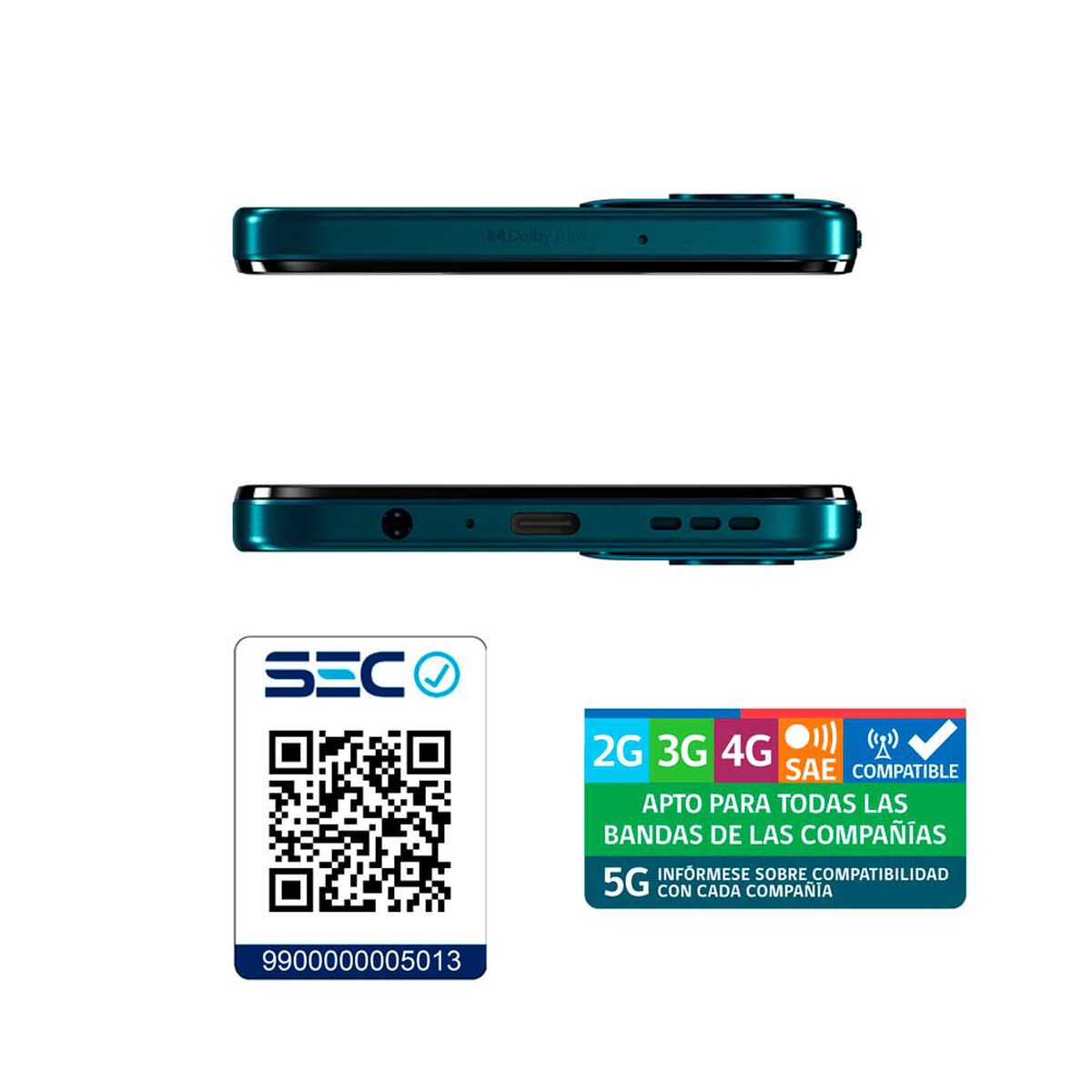 Celular Motorola Moto G34 5G 256GB 6,5" Verde Liberado