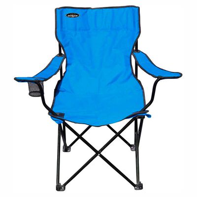 Imagen 1 del producto Silla Plegable con Apoya Brazos Outback Azul