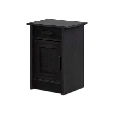 Imagen 2 del producto Velador Izquierdo CIC Milan 1 Cajón 1 Puerta Negro