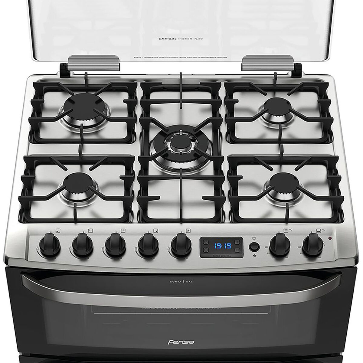 Cocina a Gas Fensa 76DBT 5 Quemadores