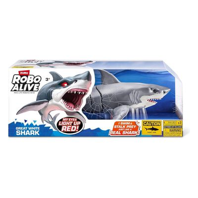 Tiburón Blanco Robótico Nadador Serie 1 Robo Alive