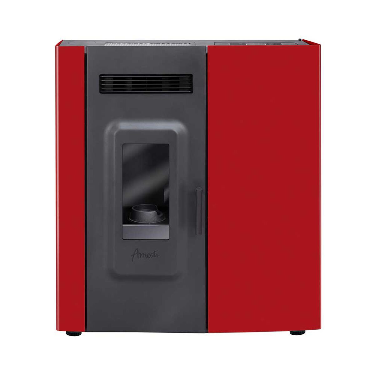 Estufa a Pellet Amesti Slim 9000 Roja