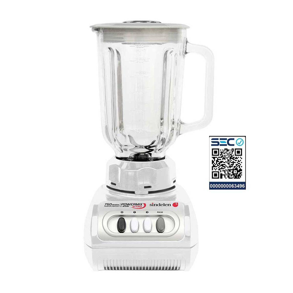 Licuadora Sindelen L-1610BL 1,5 lts.