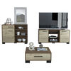 Rack TV Hasta 50" + Buffet + Mesa de Centro TuHome Marsella Gales-Duna
