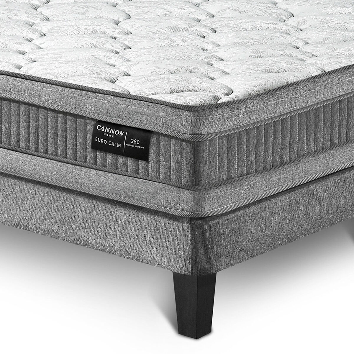 Cama Europea Cannon 1,5 Plazas Euro Calm Dual